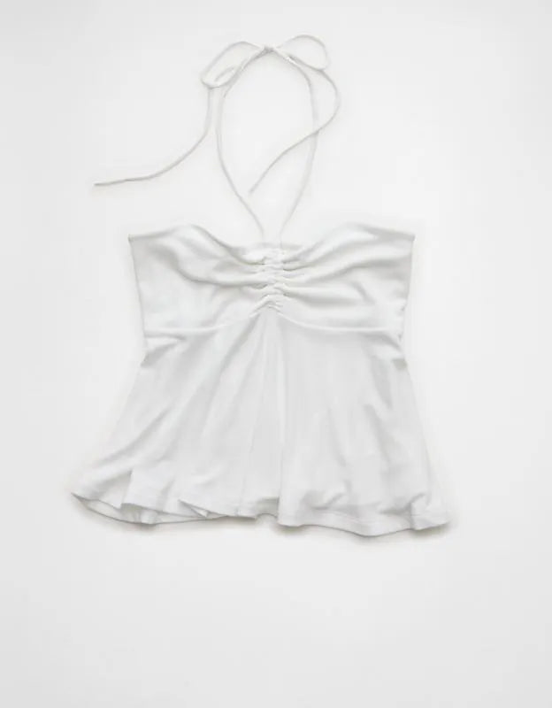 AE Soft & Sexy Halter Cinch Babydoll Top