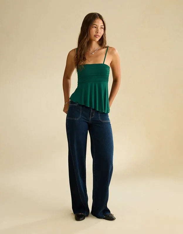 AE Soft & Sexy Asymmetrical Hem Tank Top