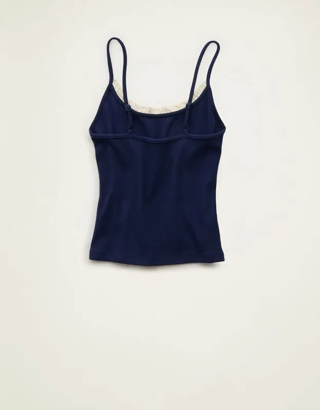AE Main Squeeze Lace-Trim Cami