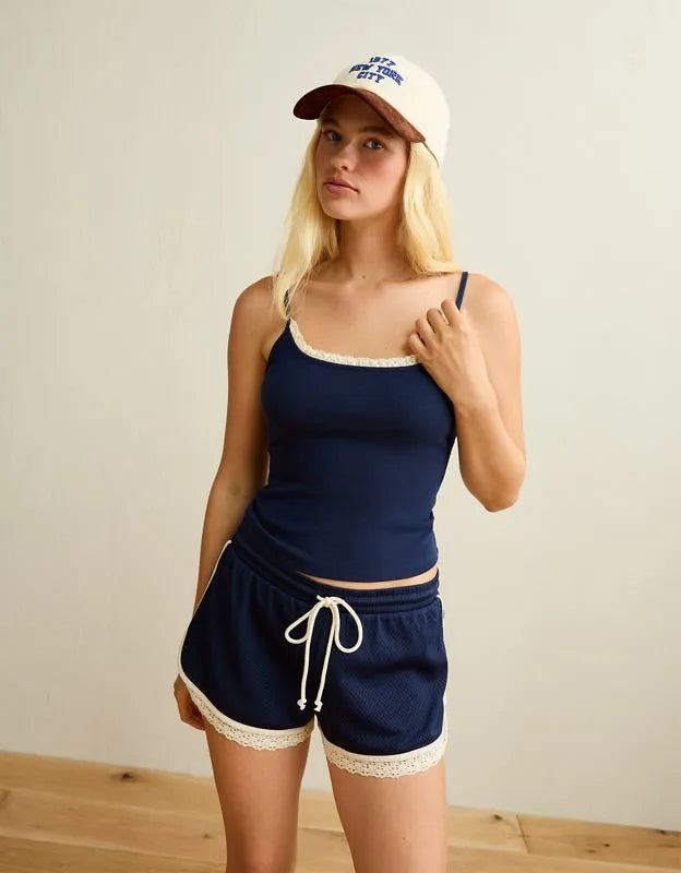 AE Main Squeeze Lace-Trim Cami