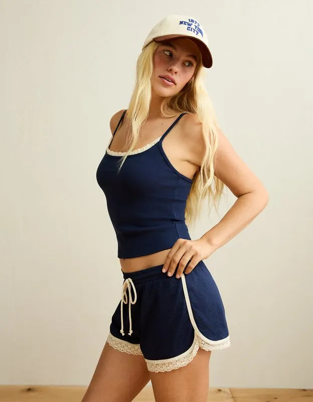 AE Main Squeeze Lace-Trim Cami