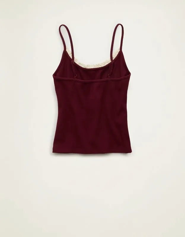 AE Main Squeeze Lace-Trim Cami