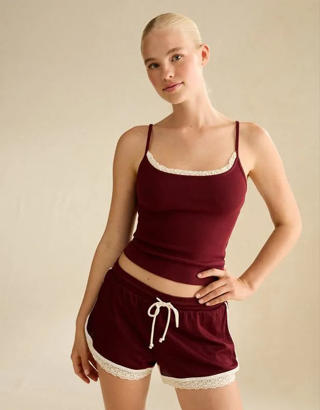 AE Main Squeeze Lace-Trim Cami