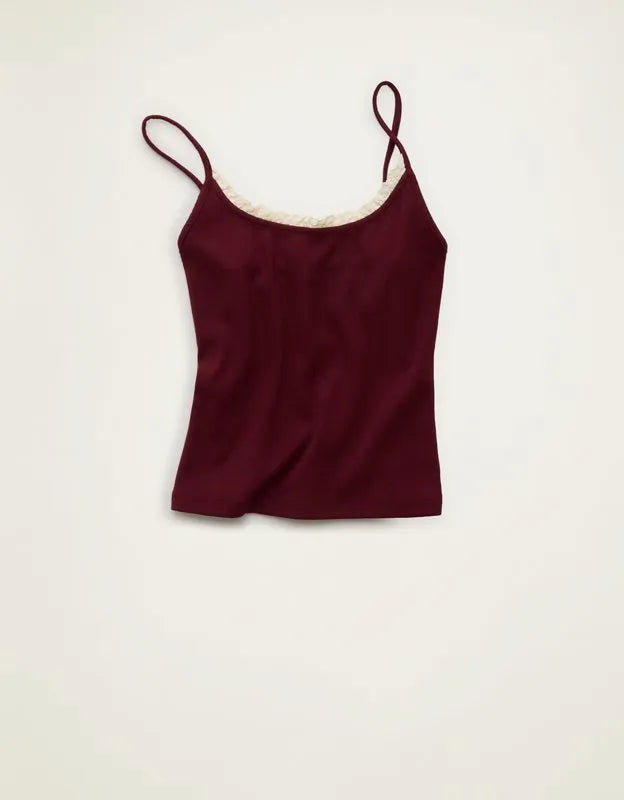 AE Main Squeeze Lace-Trim Cami