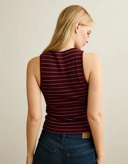 AE Waffle Keyhole Tank Top