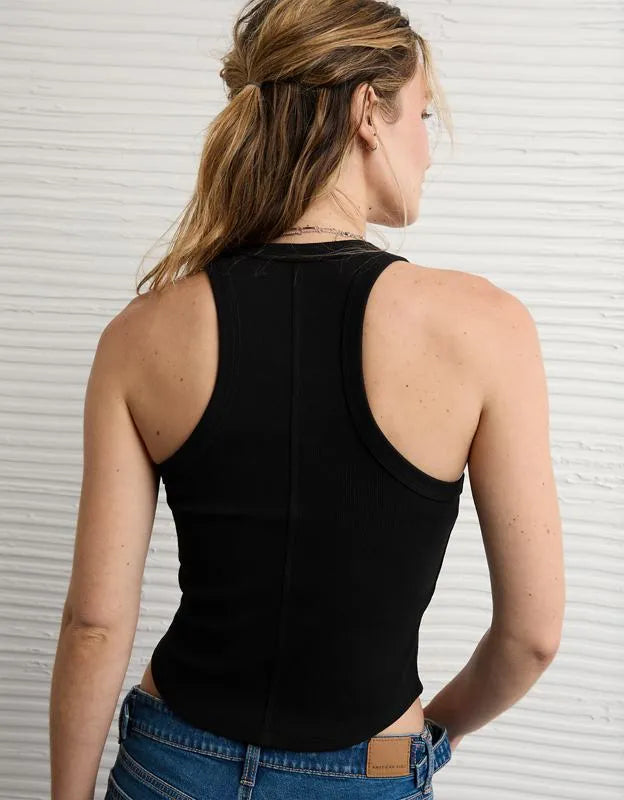 AE Studded Scoop Neck Tank Top