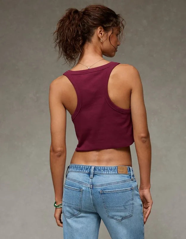 AE Cropped Racerback Tank