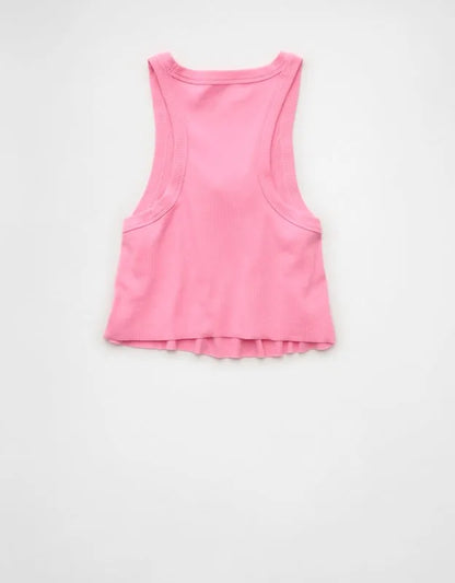 AE Cropped Racerback Tank