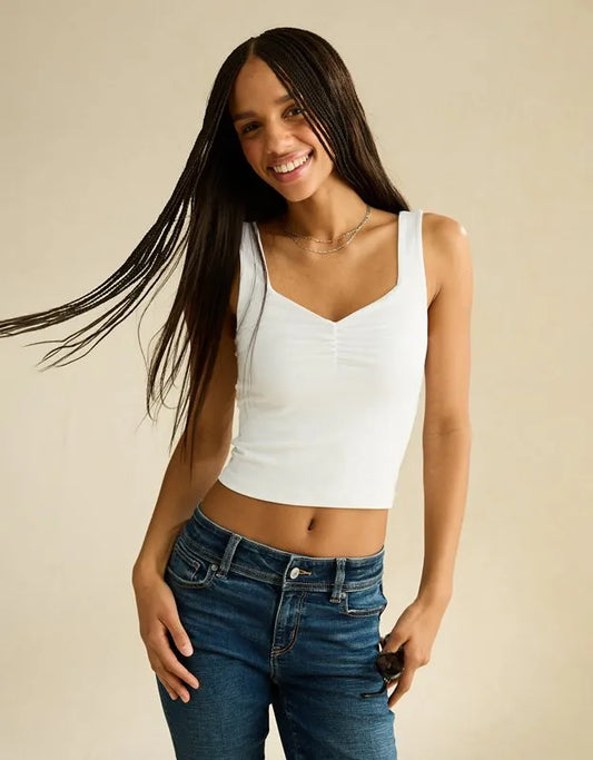 AE Cinched Sweetheart Tank Top