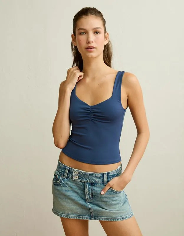 AE Cinched Sweetheart Tank Top