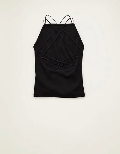 AE Strappy-Go-Lucky Boatneck Tank Top