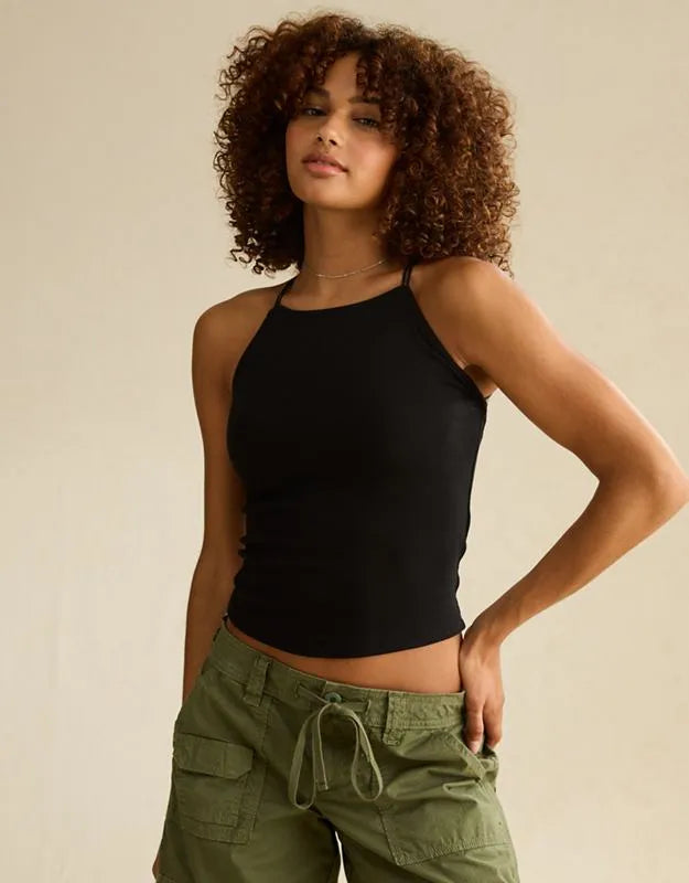 AE Strappy-Go-Lucky Boatneck Tank Top