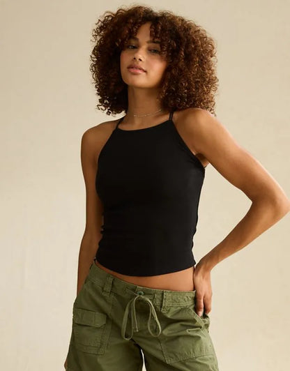 AE Strappy-Go-Lucky Boatneck Tank Top