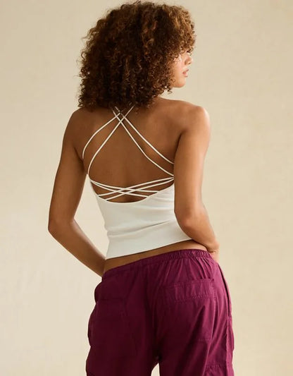 AE Strappy-Go-Lucky Boatneck Tank Top