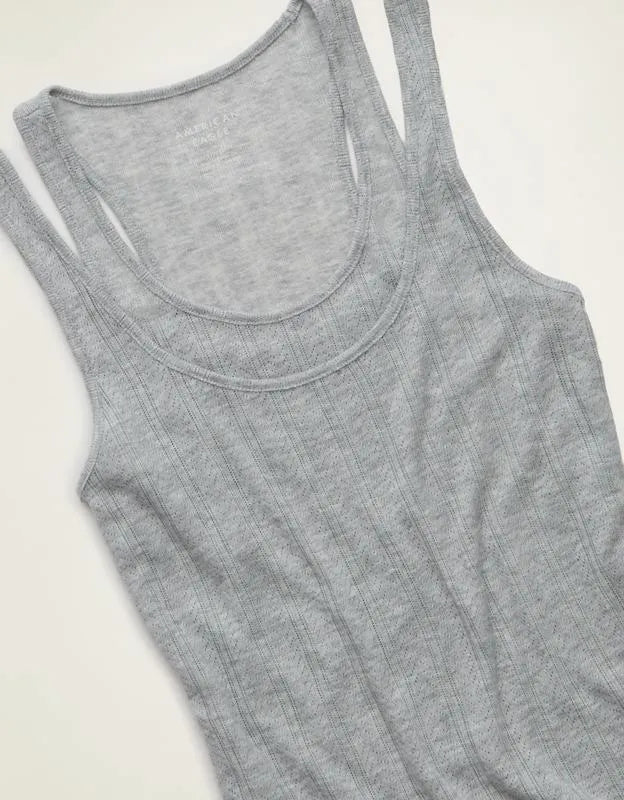 AE Twice As Nice Pointelle Tank Top