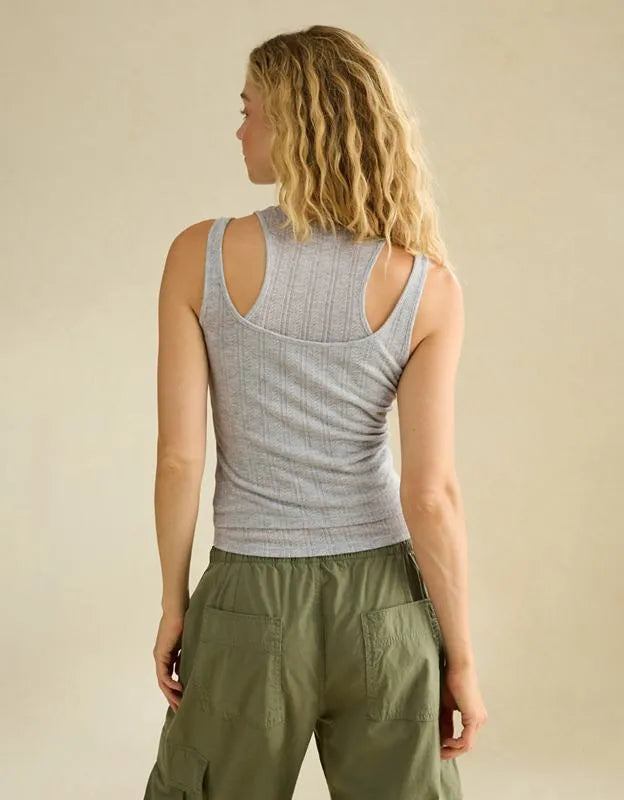 AE Twice As Nice Pointelle Tank Top