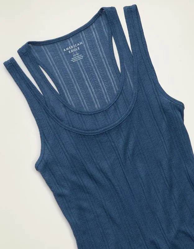 AE Twice As Nice Pointelle Tank Top
