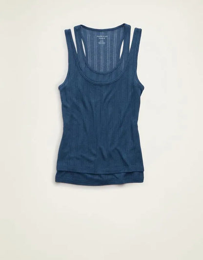 AE Twice As Nice Pointelle Tank Top