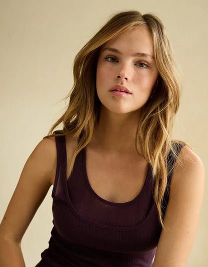 AE Twice As Nice Pointelle Tank Top