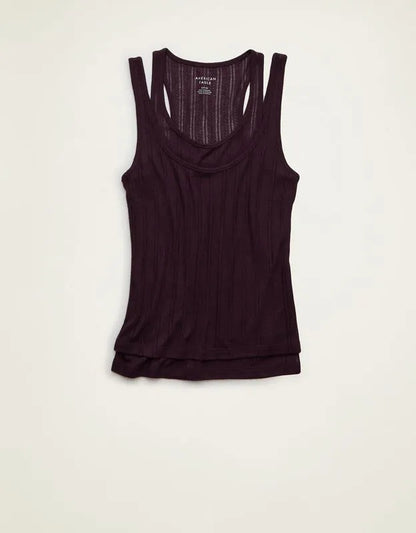 AE Twice As Nice Pointelle Tank Top