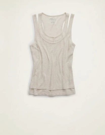 AE Twice As Nice Pointelle Tank Top