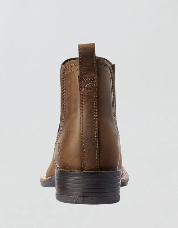 Ariat Men's Booker Chelsea Wide Square Toe Western Boot