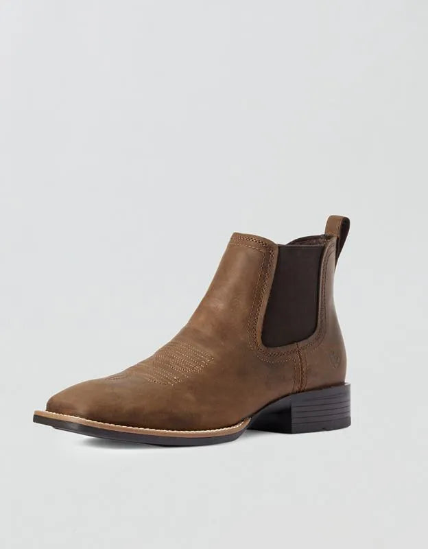 Ariat Men's Booker Chelsea Wide Square Toe Western Boot