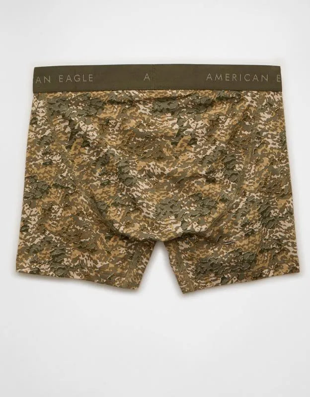 AEO Men's Camo 4.5" Classic Cotton Boxer Brief