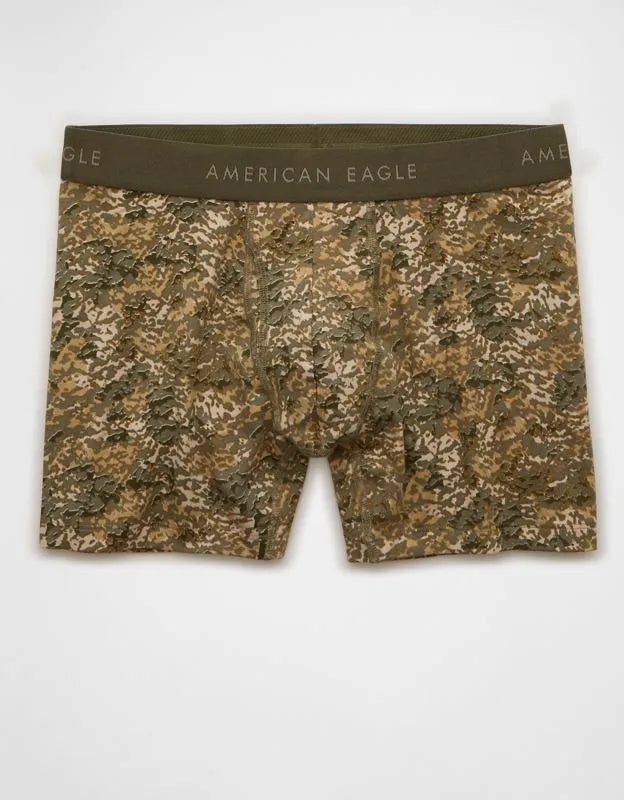 AEO Men's Camo 4.5" Classic Cotton Boxer Brief