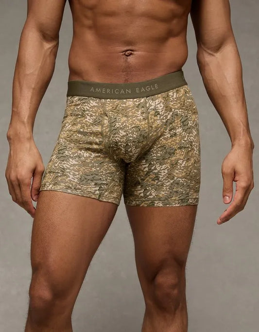AEO Men's Camo 4.5" Classic Cotton Boxer Brief