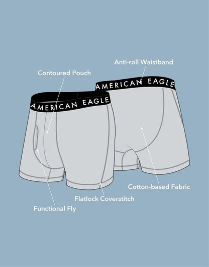 AEO Men's USA 4.5" Classic Cotton Boxer Brief