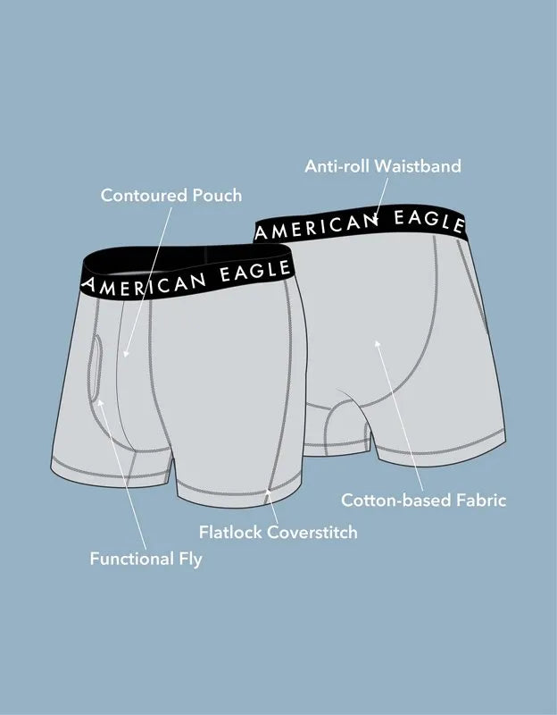 AEO Men's 4.5" Classic Cotton Boxer Brief