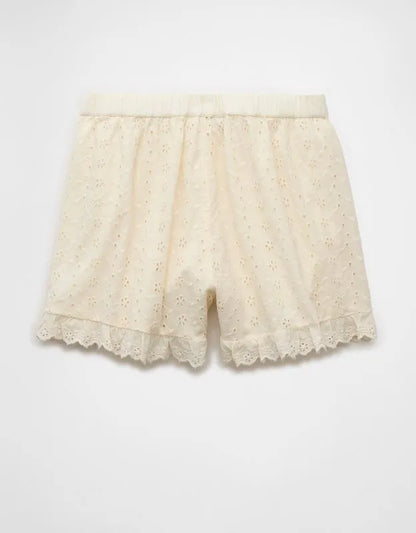 AE High-Waisted Eyelet Ruffle Short