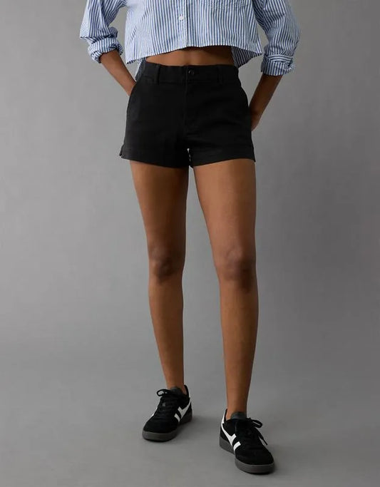 AE Stretch High-Waisted Trouser Short Short