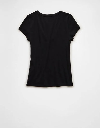 AE V-Neck Hey Baby Tee