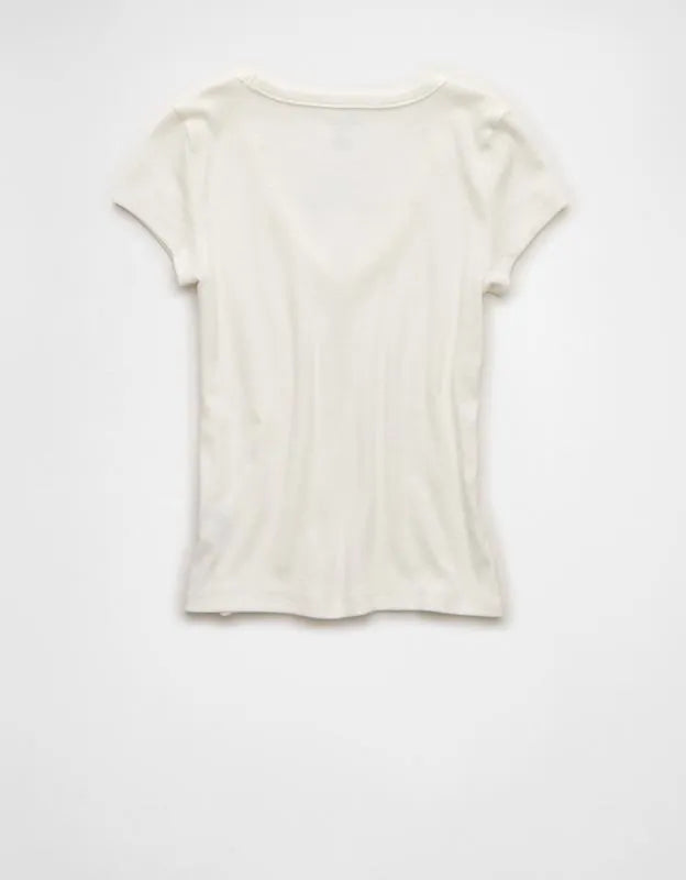 AE V-Neck Hey Baby Tee