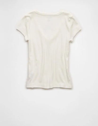 AE V-Neck Hey Baby Tee