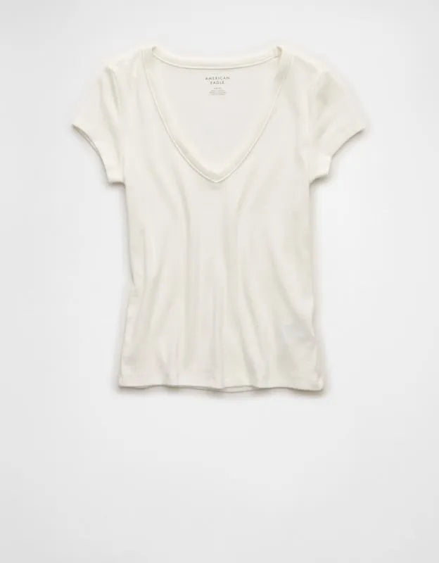 AE V-Neck Hey Baby Tee