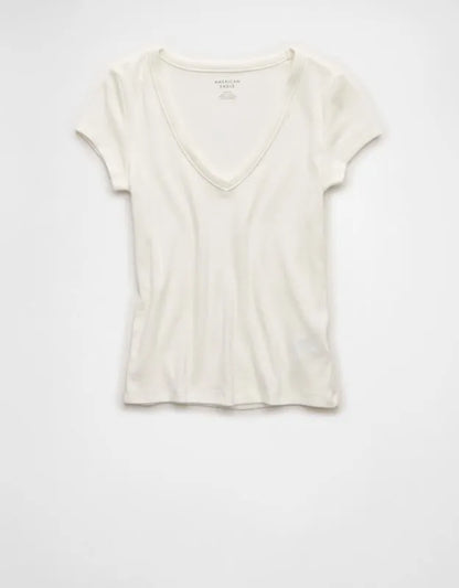 AE V-Neck Hey Baby Tee