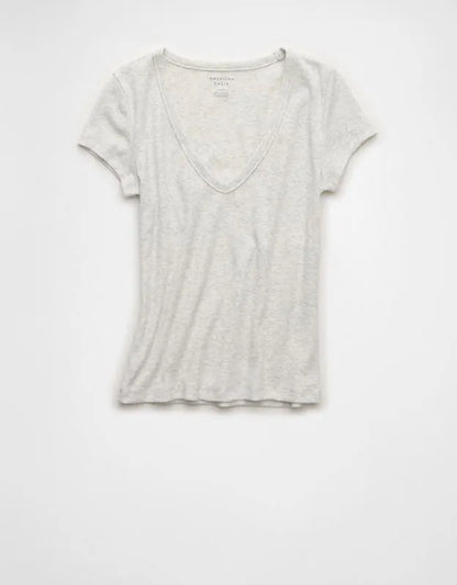 AE V-Neck Hey Baby Tee
