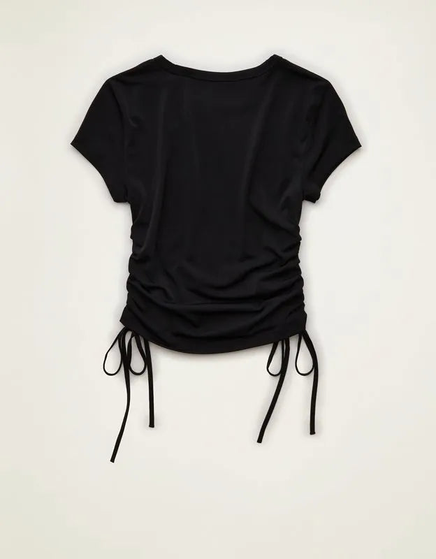 AE Short-Sleeve Side-Cinch T-Shirt