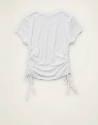AE Short-Sleeve Side-Cinch T-Shirt