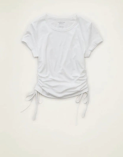 AE Short-Sleeve Side-Cinch T-Shirt