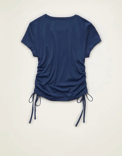 AE Short-Sleeve Side-Cinch T-Shirt
