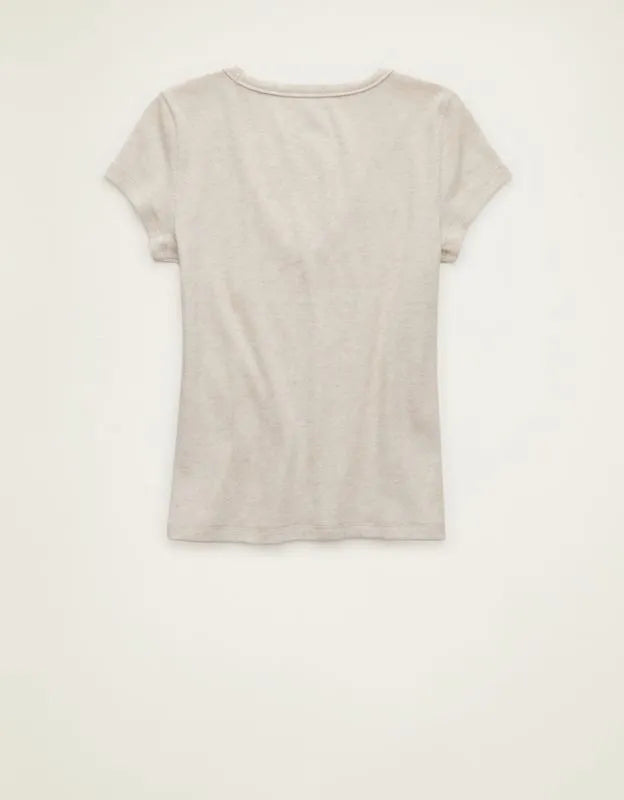 AE V-Neck Hey Baby Tee