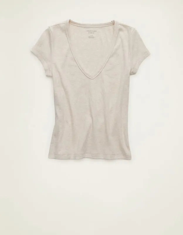 AE V-Neck Hey Baby Tee