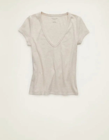 AE V-Neck Hey Baby Tee