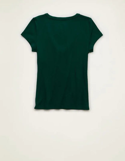 AE V-Neck Hey Baby Tee
