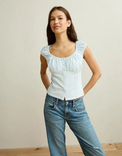 AE Sunchaser Button-Up T-Shirt
