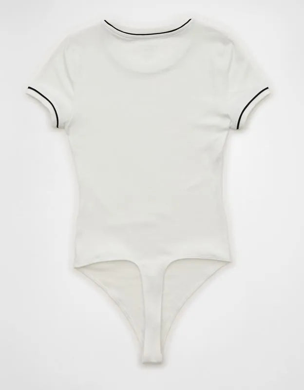 AE Tipped Crew Neck Bodysuit